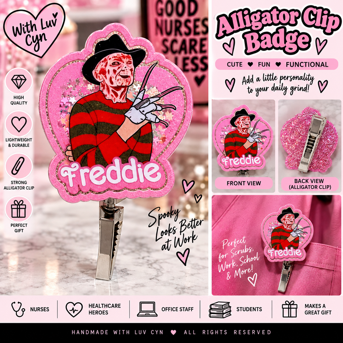Freddie Krueger Badge Reel