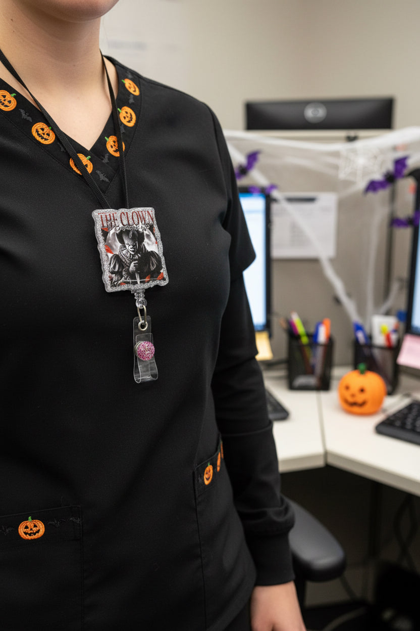 The Clown- Pennywise Badge Reel