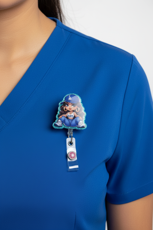 Dodgers Girl Badge Reel - Lifestyle