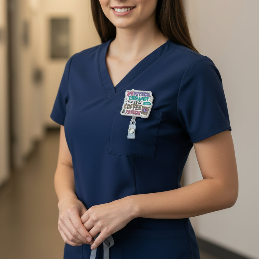 Physical Therapist Badge Reel