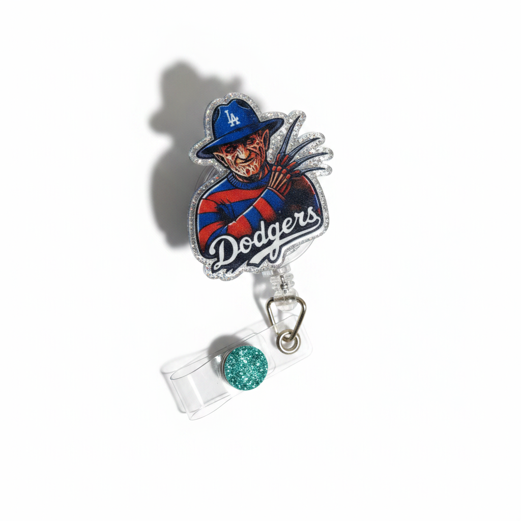 Freddie Kruger Dodgers Inspired Badge Reel