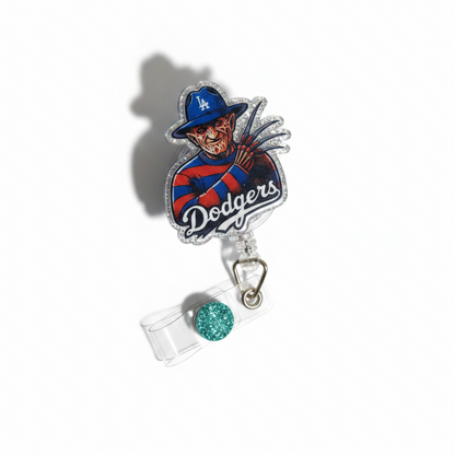 Freddie Kruger Dodgers Inspired Badge Reel