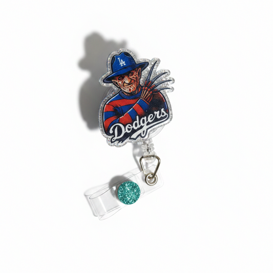 Freddie Kruger Dodgers Inspired Badge Reel