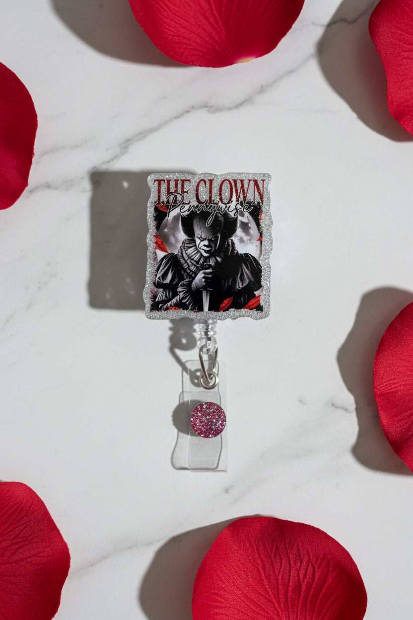 The Clown- Pennywise Badge Reel