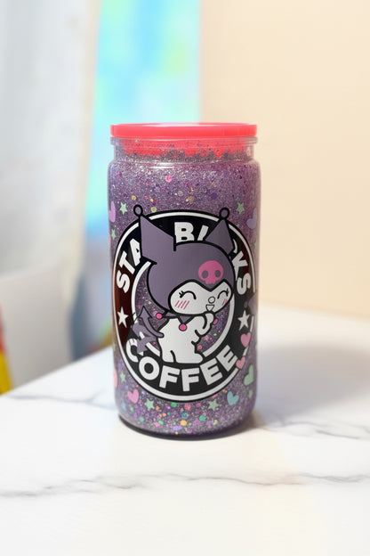 Kuromi Snow Globe Cup Glow in the Dark