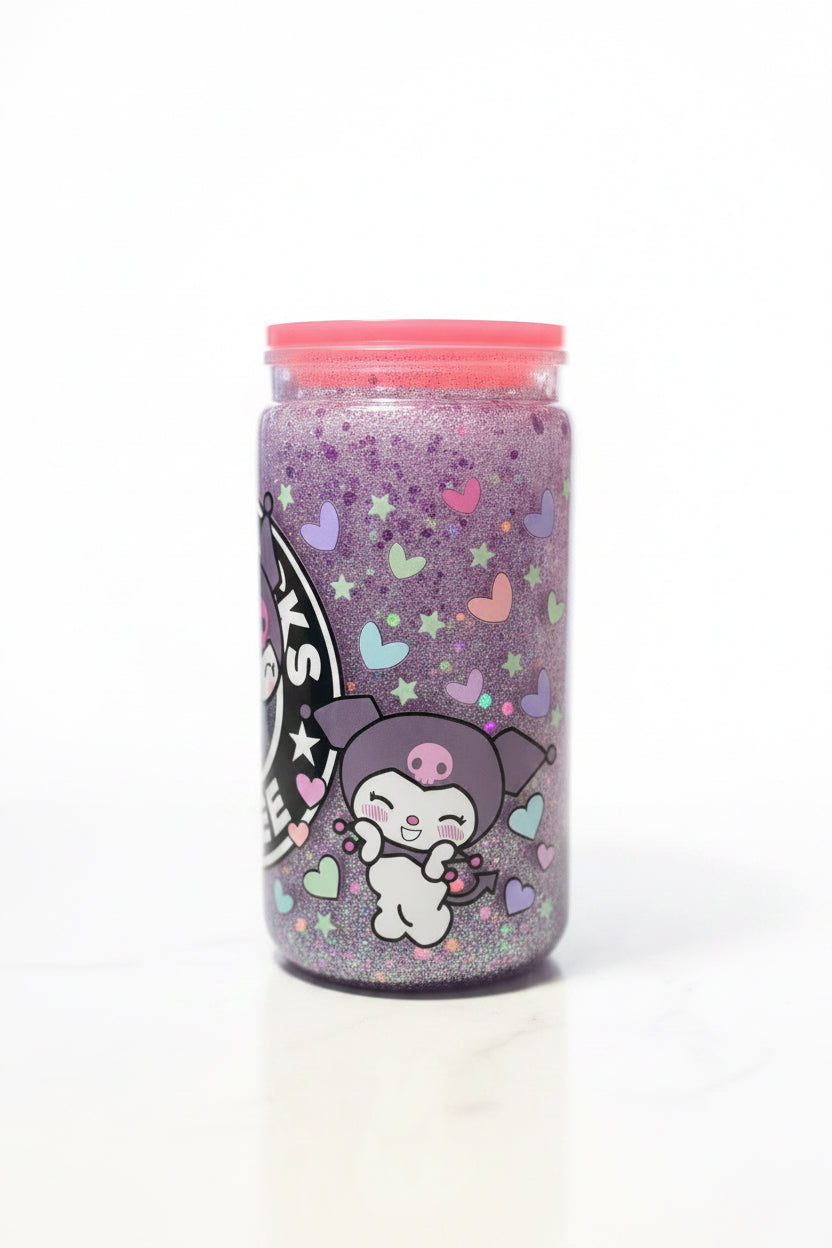 Kuromi Snow Globe Cup Glow in the Dark