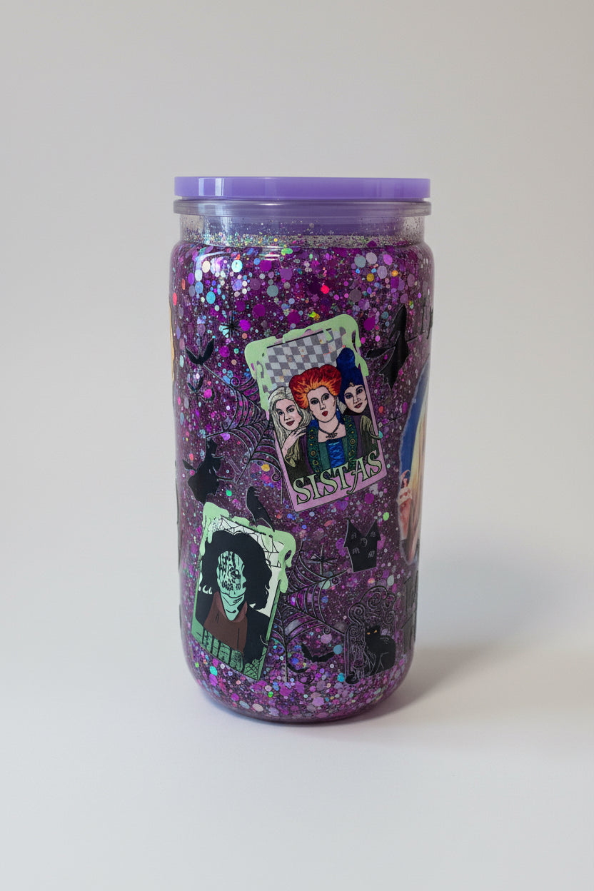 Hocus Pocus Glow in the Dark Snow Globe Cup