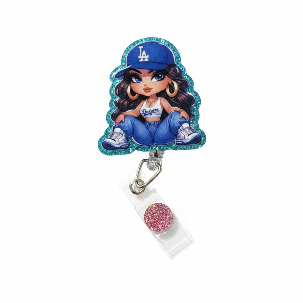 Dodgers Girl - White Background