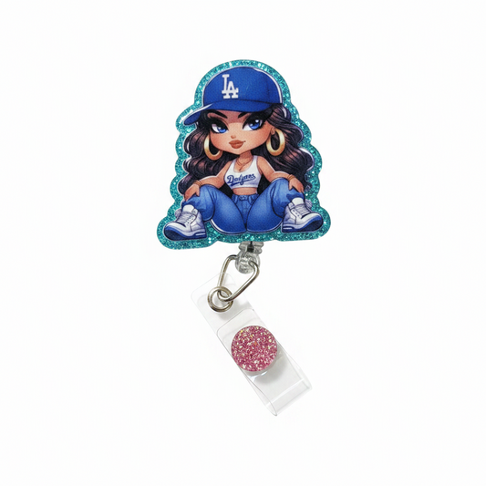 Dodgers Girl - White Background